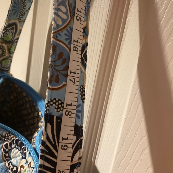 Vera Bradley Retired Printed Purse Bali Blue - Picture 10 of 10